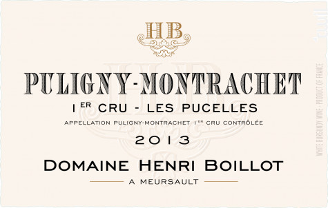 Puligny-Montrachet Premier Cru Les Pucelles - Maison Henri Boillot - 2020 - Blanc