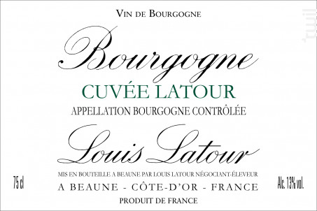 Cuvée Latour - Maison Louis Latour - 1994 - Blanc