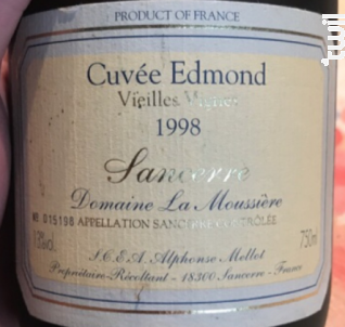 Edmond - Alphonse Mellot - 1998 - Blanc