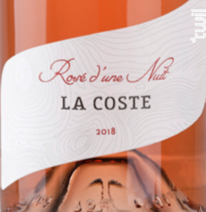 Rosé d'une Nuit - Chateau La Coste - 2018 - Rosé