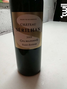 Château Sérilhan - SCEAM Marcelis - Château Sérilhan - 2008 - Rouge