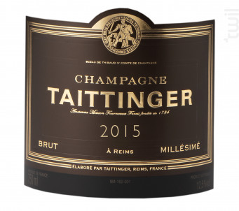Brut Millésimé - Champagne Taittinger - 2015 - Effervescent