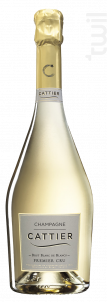 Brut Blanc de Blancs Premier Cru - Champagne Cattier - No vintage - Effervescent
