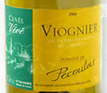 Viognier Cuvée Vévé - Domaine de Pécoulas - 2022 - Blanc