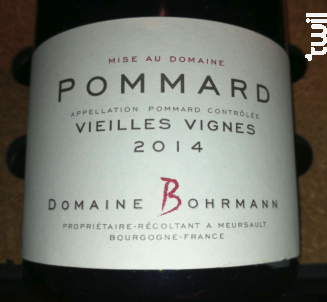 Pommard - Vieilles Vignes - Domaine Bohrmann - 2014 - Rouge