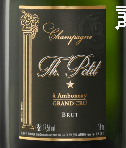 Brut Grand Cru - Champagne Th. Petit - No vintage - Effervescent