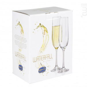 Boîte De 6 Flûte Waterfall - table passion -  - 