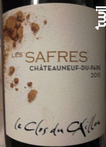 Les Safres - Clos du Caillou - 2015 - Rouge