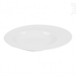 Assiette Creuse Ellipse 23 Cm lot De 6 - table passion -  - 