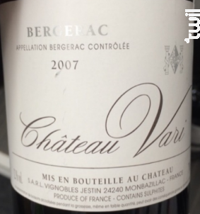 Château Vari - Château Vari - 2019 - Rouge