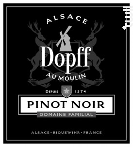 Pinot Noir de Riquewihr - Dopff Au Moulin - 2018 - Rouge