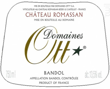 Château Romassan - Domaines Ott - Château Romassan - 2024 - Rouge