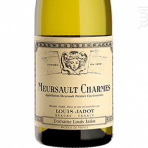 Meursault Premier Cru Charmes - Maison Louis Jadot - 2021 - Blanc