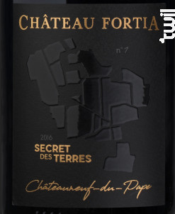 Secret des Terres - Château Fortia - 2016 - Rouge