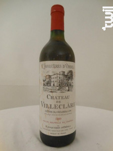 Château De Villeclare - Château de Villeclare - 1989 - Rouge