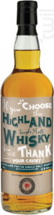 Highland Non Filtré - Whisky Personnalisable - No vintage - 