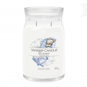 Bougie Signature Couverture Douce Grand Modèle - Yankee Candle -  - 