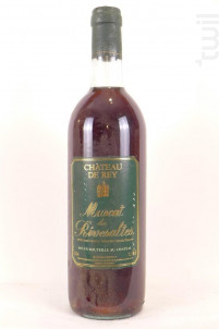 Muscat de Rivesaltes - (Non Millésimé Années 1980 À 1990) - CHÂTEAU DE REY - No vintage - Blanc