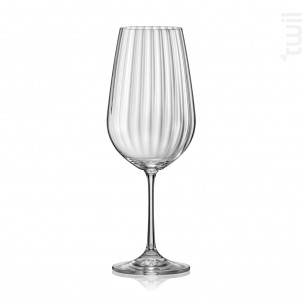 Boîte De 6 Verres À Pied Waterfall - table passion -  - 