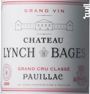 Château Lynch Bages - Château Lynch-Bages - 2019 - Rouge