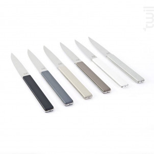 Coffret De 4 Couteaux À Steak Hector Perle Lame Lisse - Tarrerias Bonjean -  - 