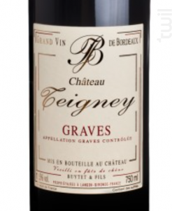 CHATEAU TEIGNEY Graves - Château Teigney - 2011 - Rouge