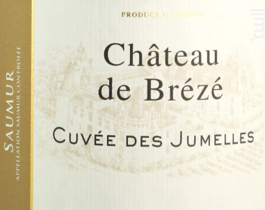 Cuvée des Jumelles - Château de Brézé - 2021 - Blanc