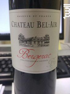 Château Bel Air - Producta Vignobles - Château Bel-Air - 2015 - Rouge