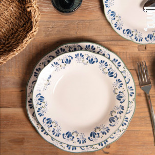 Assiette Plate Giverny 27 Cm lot De 6 - table passion -  - 