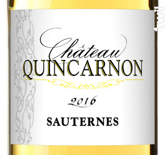 Château Quincarnon - Château Quincarnon - 2016 - Blanc