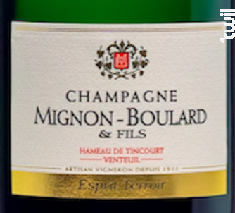 Cuvée de Réserve Brut - Champagne Mignon-Boulard et Fils - No vintage - Effervescent
