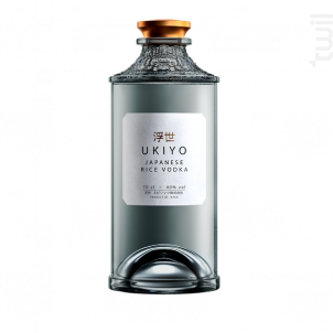 Japanese Rice Vodka - Ukiyo - No vintage - 