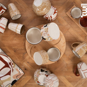 Service Apéritif Tournant Ambre Et Ses 4 Bols - Amadeus -  - 