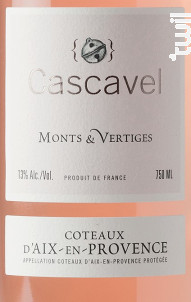 Cascavel Monts & Vertiges - Caravinsérail • La Maison de Cascavel - 2018 - Rosé