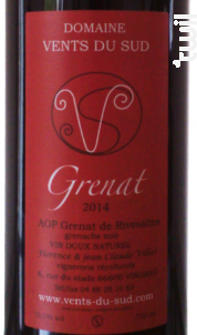 Rubis Vin doux naturel - Domaine Vents du Sud - 2023 - Rouge