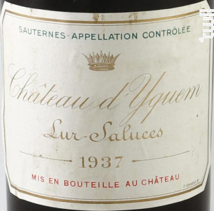 Château d'Yquem - Château d'Yquem - 1987 - Blanc