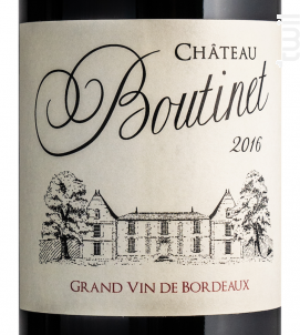 Chateau Boutinet - Château Boutinet - 2016 - Rouge