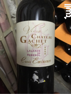Cuvée Eminence - Vieux Château Gachet - 2018 - Rouge