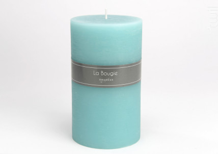 Bougie Maxi Cylindre Bleu Azur 10x17 Cm lot De 6 - Amadeus -  - 