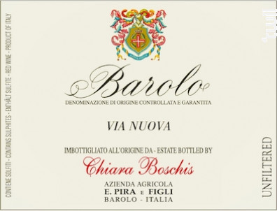 Barolo Via Nuova - E. PIRA E FIGLI-CHIARA BOSCHIS - 2020 - Rouge