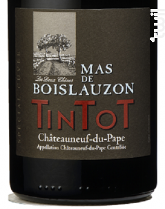 Châteauneuf-du-Pape Cuvée Tintot - Mas de Boislauzon - 2019 - Rouge