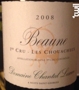 Beaune 1er Cru Les Chouacheux - Domaine Chantal Lescure - 2022 - Rouge