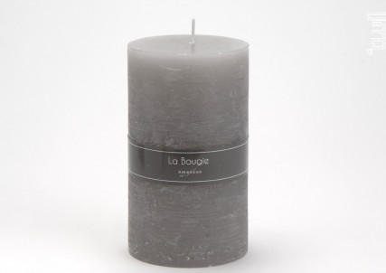 Bougie Maxi Cylindre Gris lot De 6 - Amadeus -  - 