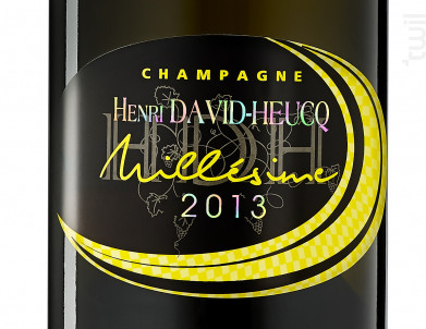 Millésimé - Champagne Henri David-Heucq - 2013 - Effervescent