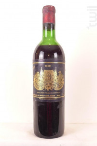 Grand Cru Classé (capsule Corrodée) - Château Palmer - 1969 - Rouge