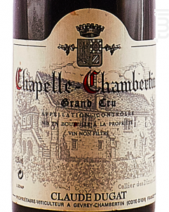 CHAPELLE CHAMBERTIN - Domaine Claude Dugat - 2021 - Rouge