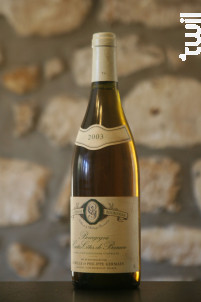 Bourgogne - Domaine Gilbert et Philippe Germain - 2003 - Blanc