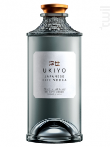 Japanese Rice Vodka - Ukiyo - No vintage - 