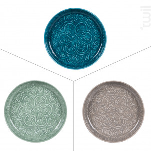 Coupelle Ronde 30 Cm Mandala Bohème 1 Modèle Aléatoire - table passion -  - 