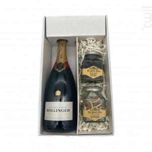 Coffret Cadeau - 1 Brut - 1 Pot De Calissons - 1 Pot D'amandes Enrobées - Champagne Bollinger - No vintage - Effervescent